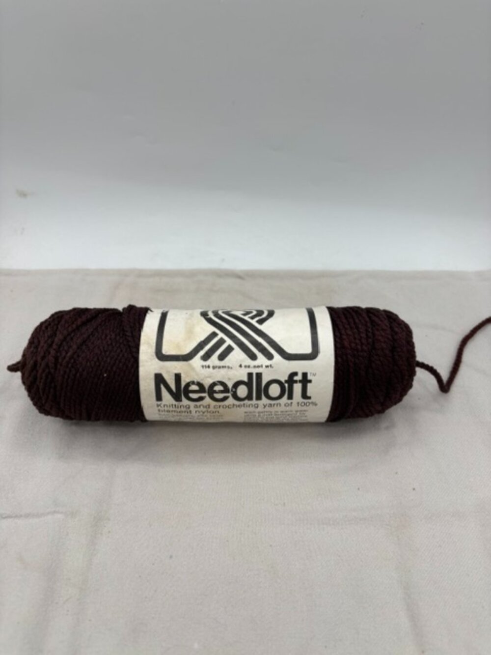 Needloft 100% Filament Skein Nylon Brown Yarn